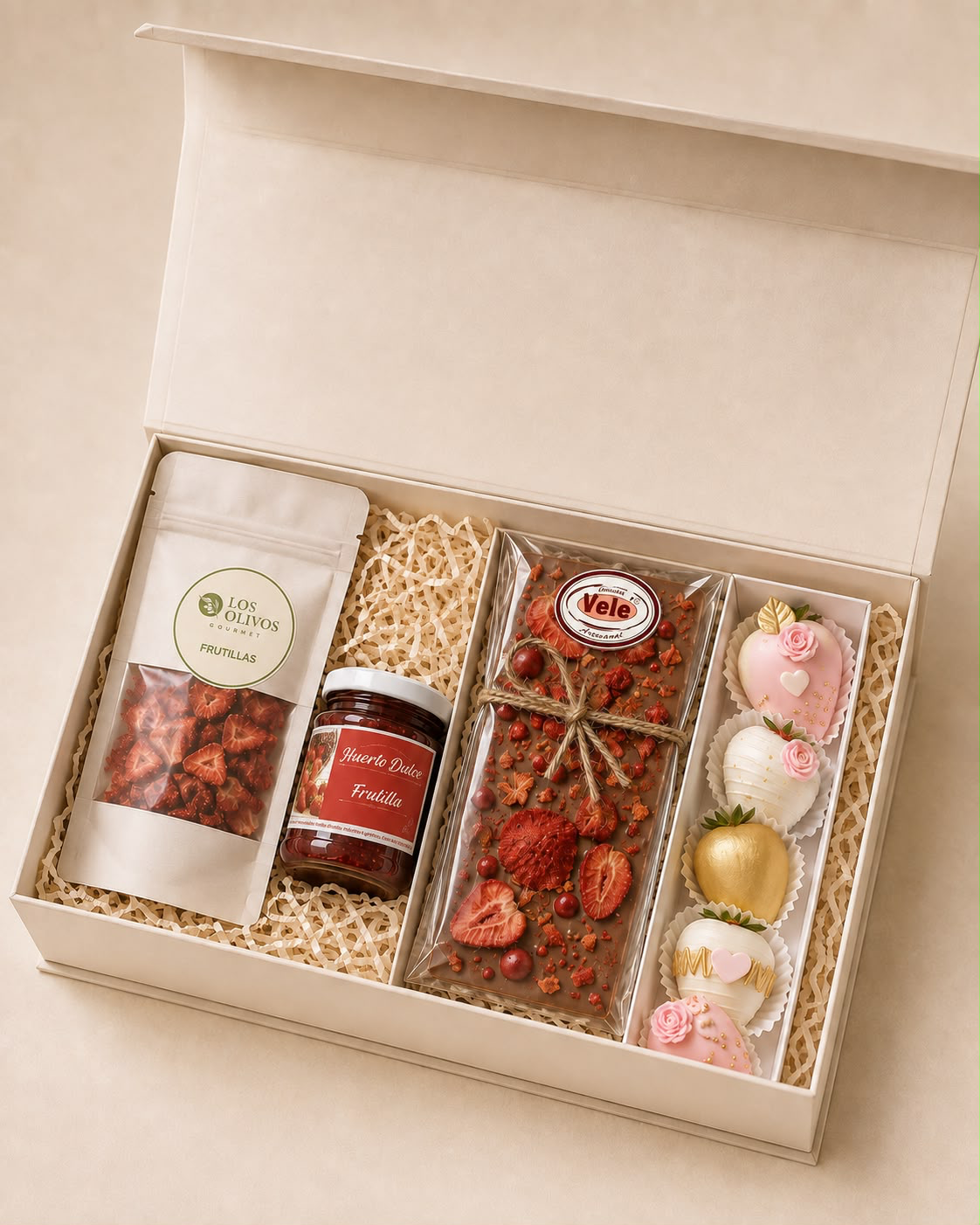 Caja corporativa personalizada con dulces